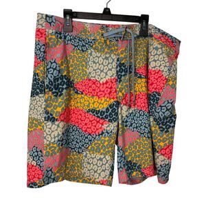 Saxx Swim Trunks Swimming Suit Board Shorts Men's Size 34" Betawave 2N1